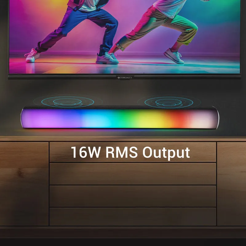 Zebronics Bluetooth Soundbar Speaker RGB Vita 202 view 8